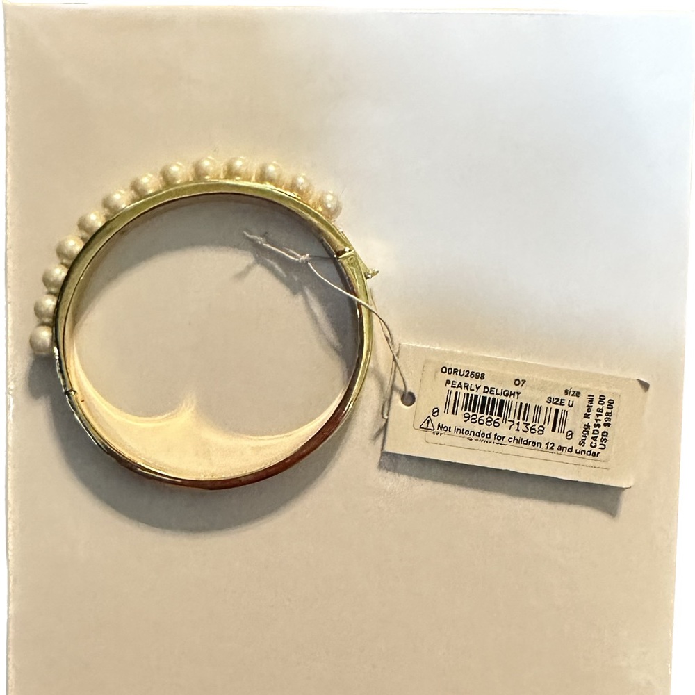 Kate Spade Pearly Delight bangle NWT